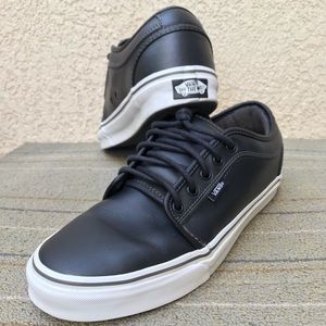 Vans Chukka Low Black Leather